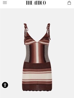 NWT • The Attico Pink Shades Mini Dress